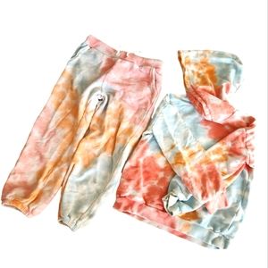TUCKER +TATE Kid Sweat Suit Size 6 Tie- Dye
